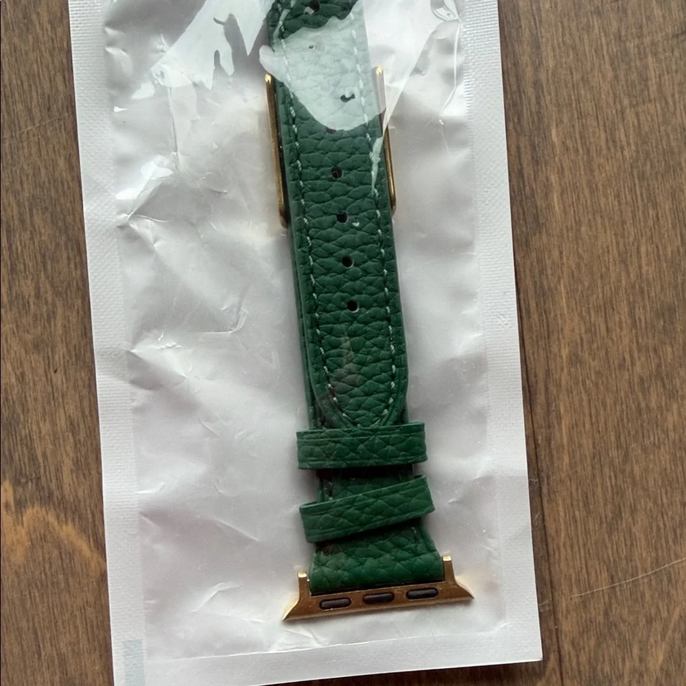 Gold and Green Smartwatch